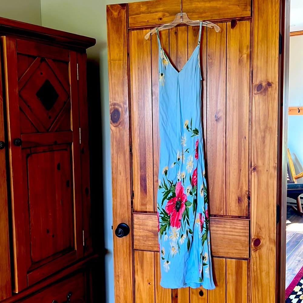 Women’s beautiful slip dress. Lightly beaded